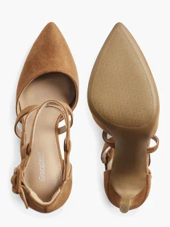 Brown Pump Buckle Closure