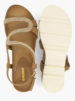 Brown Sandal Decorative Necklace