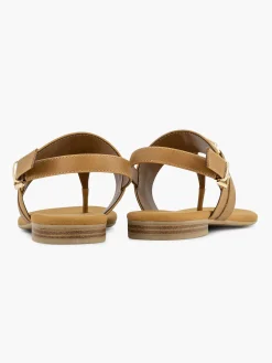 Brown Sandal Decorative Necklace