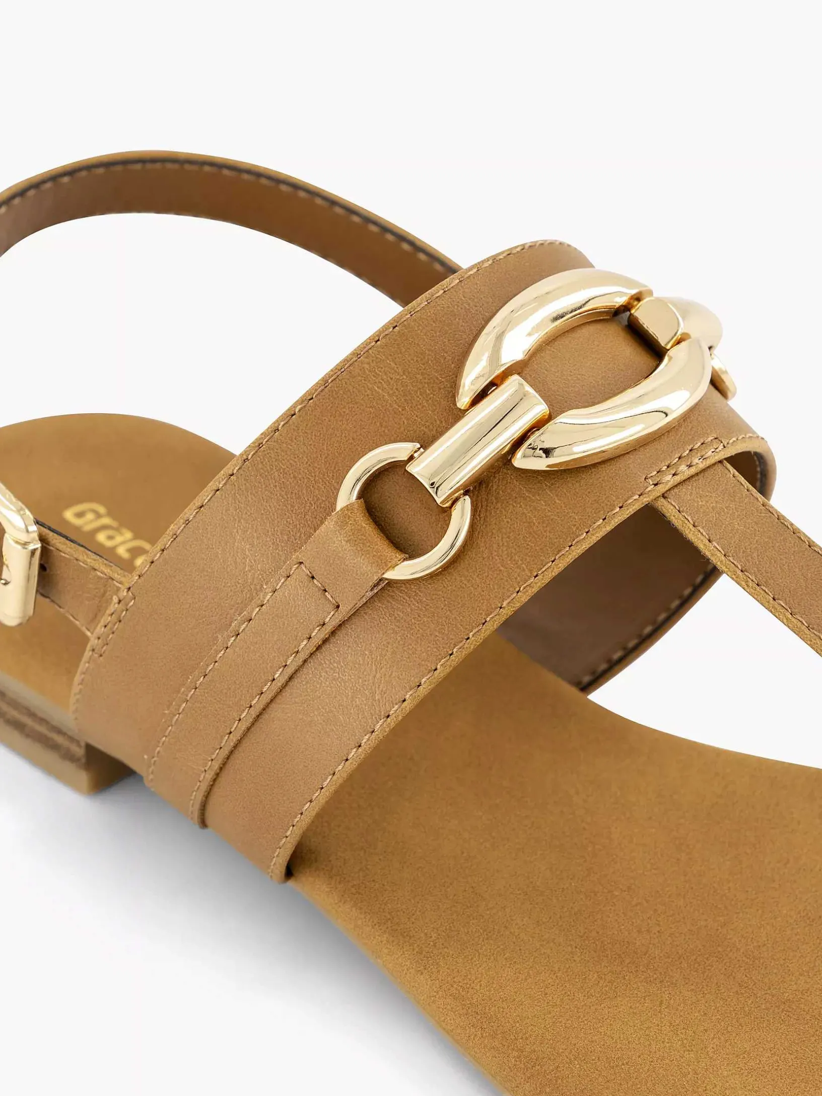 Brown Sandal Decorative Necklace