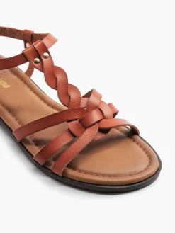 Brown Sandals Braided