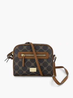 Brown Shoulder Bag Print