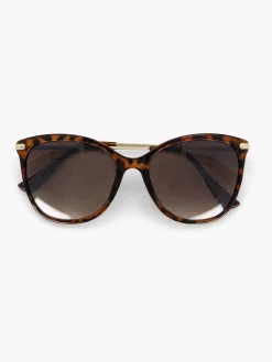 Brown Sunglasses With Leopard Print