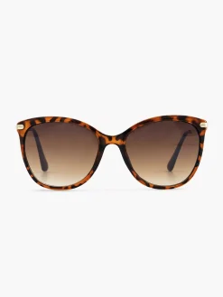 Brown Sunglasses With Leopard Print