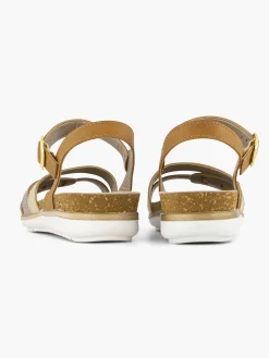 Camel Sandal Buckle Closure