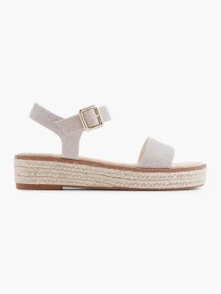 Champagne Platform Sandal