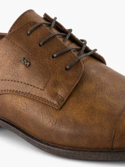 Cognac Lace-Up Shoe
