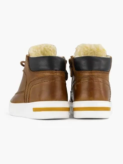 Cognac Leather Sneaker