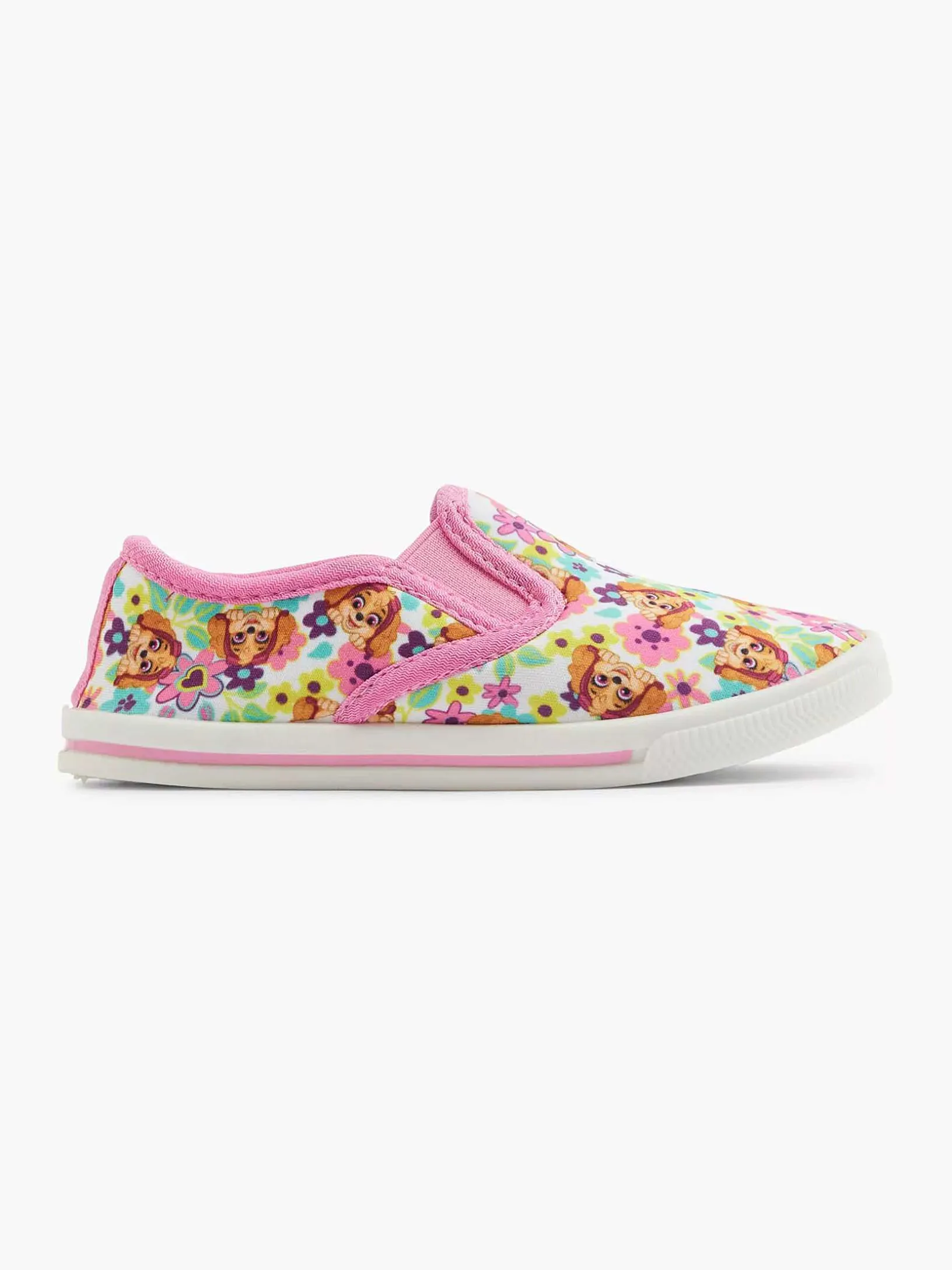 Colored Canvas Slip-On Flowers