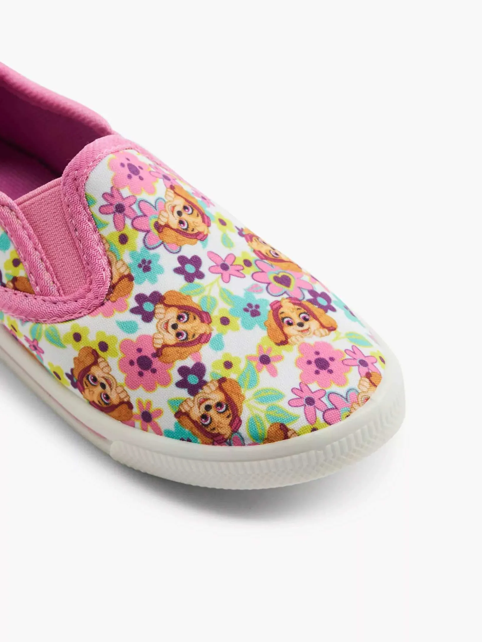 Colored Canvas Slip-On Flowers
