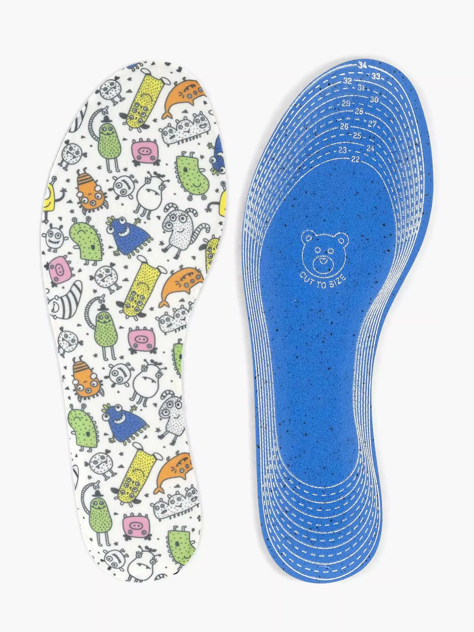 Colored Memory Foam Sole 22-35