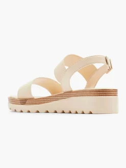 Cream Platform Sandal
