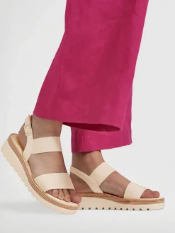 Cream Platform Sandal