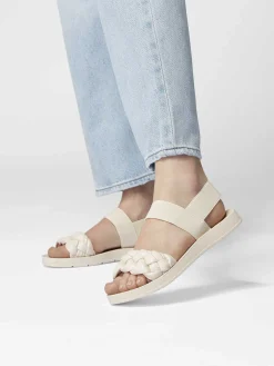 Cream Sandal Braided