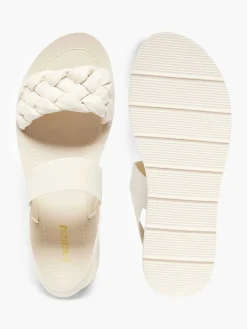 Cream Sandal Braided