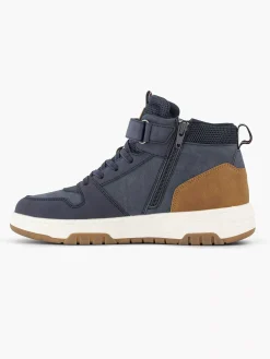 Dark Blue High Sneaker