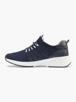 Dark Blue Leather Comfort Sneaker