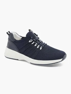 Dark Blue Leather Comfort Sneaker