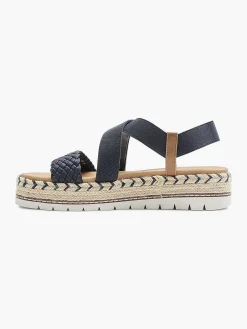 Dark Blue Platform Sandal
