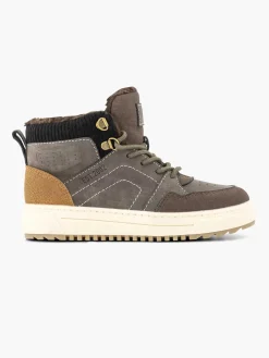 Dark Brown High Sneaker