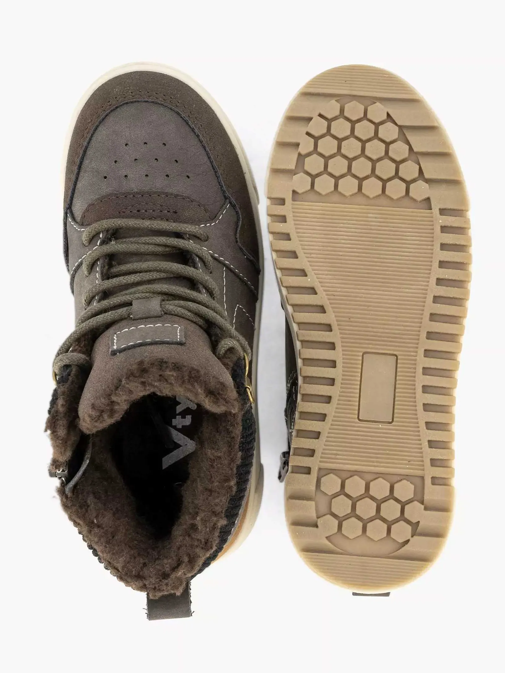 Dark Brown High Sneaker