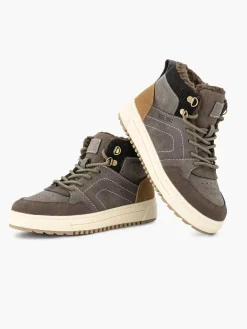 Dark Brown High Sneaker