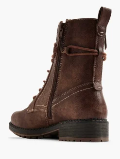 Dark Brown Lace Up Boot