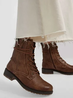 Dark Brown Lace Up Boot