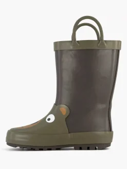 Dark Green Rain Boot Bear