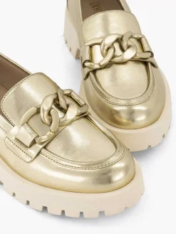 Gold Chunky Loafer