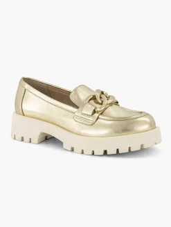 Gold Chunky Loafer