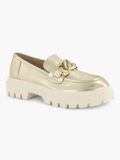 Gold Metallic Chunky Loafer