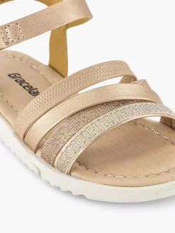 Gold Sandal Glitter