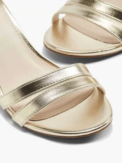 Gold Sandalette Metallic