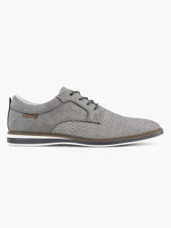Gray Lace-Up Shoe