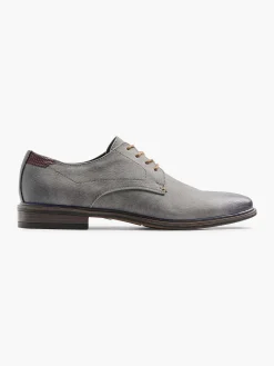 Gray Lace-Up Shoe