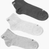 Gray Quarter Plain 3 Pack 39-42