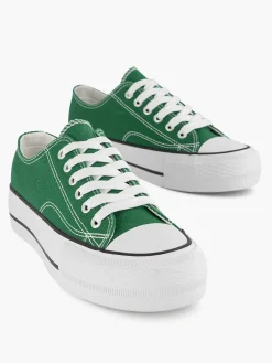Green Canvas Sneaker