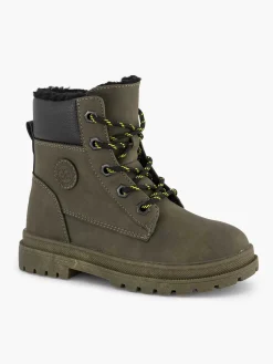 Green High Lace Boot