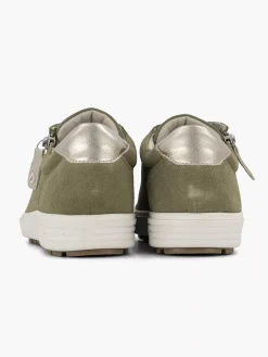 Green Leather Comfort Sneaker