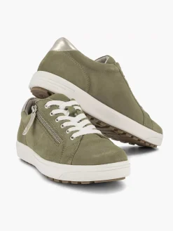 Green Leather Comfort Sneaker