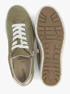 Green Leather Comfort Sneaker