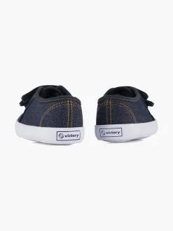 Jeans Blue Gym Shoe Velcro