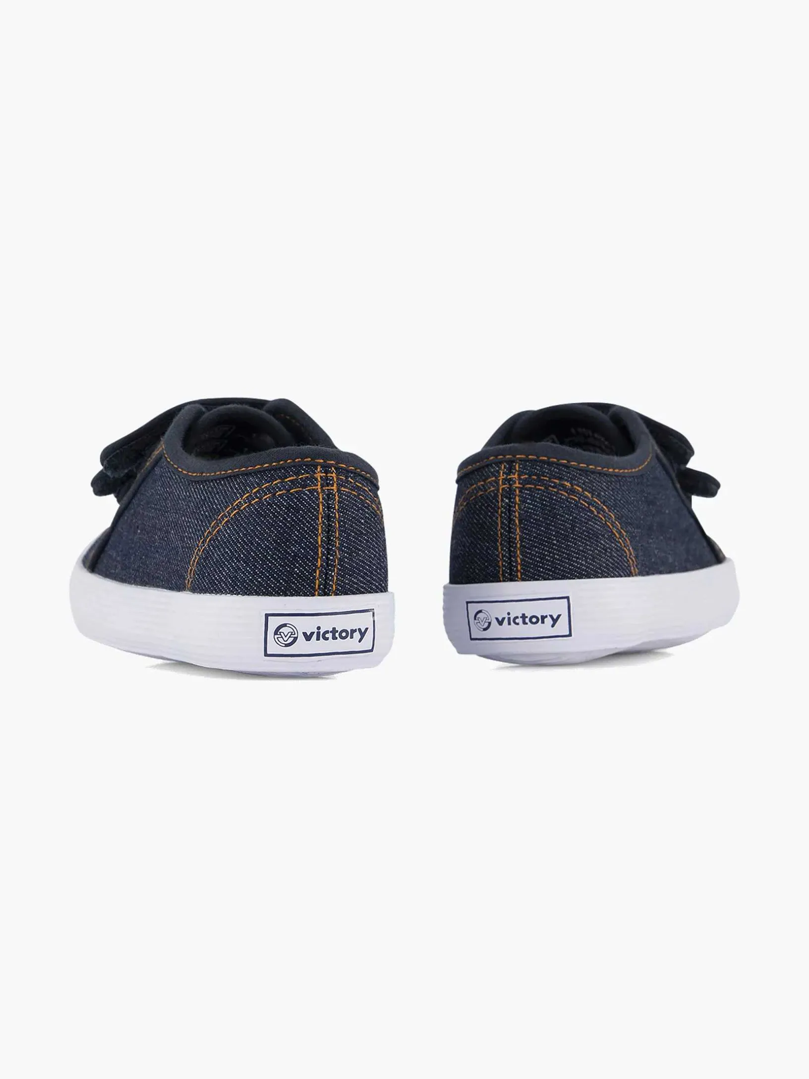 Jeans Blue Gym Shoe Velcro