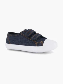 Jeans Blue Gym Shoe Velcro