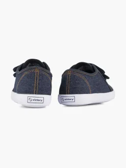 Jeans Blue Gym Shoe Velcro
