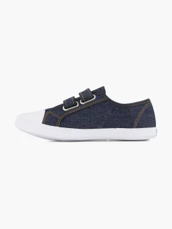 Jeans Blue Gym Shoe Velcro