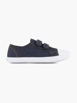 Jeans Blue Gym Shoe Velcro