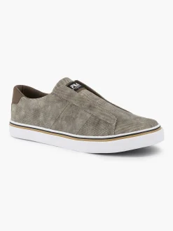 Light Beige Canvas Slip-On