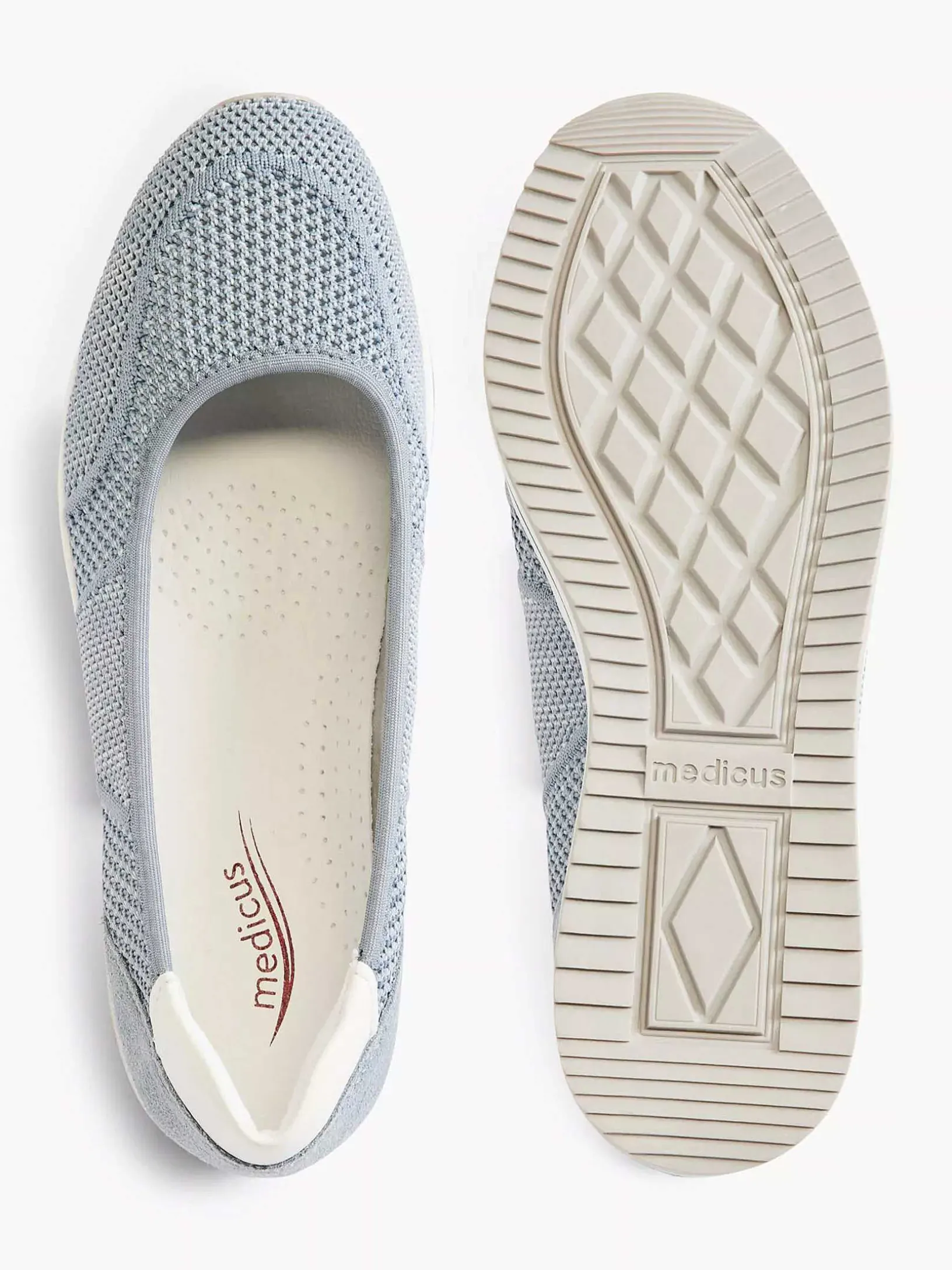 Light Blue Comfort Slip-On